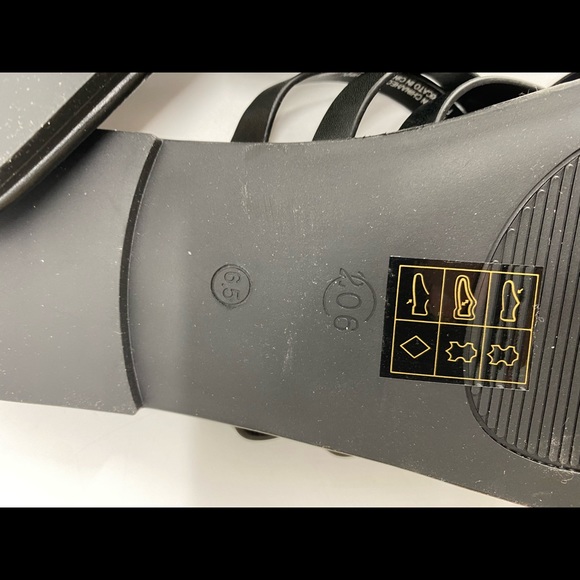 206 Collective Womens Solo Black Sandals Size 6.5 (1497850) NIB - Picture 7 of 9